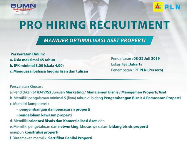 Lowongan Kerja PLN NP Construction, Cek Posisi dan Persyaratannya